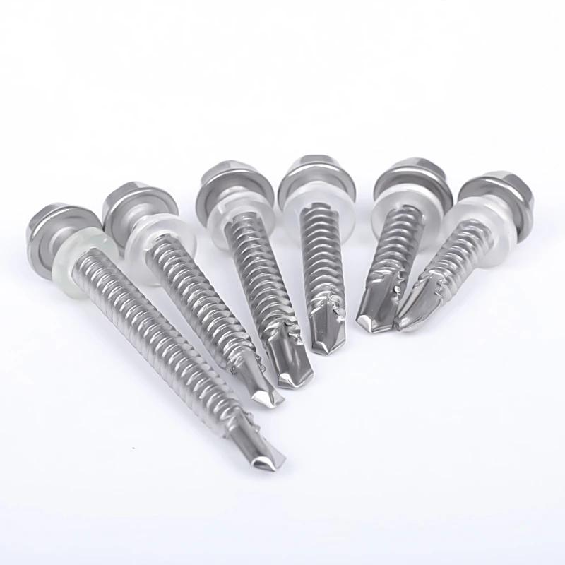 Hex Flange Head Self Drilling Screws Roofing Tek Screws